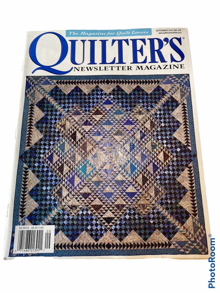 Quilter's Newsletter Magazine Vintage #Q122 2001 September No.335 - Image 1 of 1