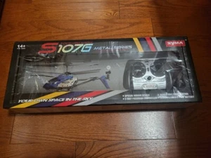 NIB Syma Gyroscopes System S107 Metal Series 3 Channel RC Mini Helicopter - Picture 1 of 1