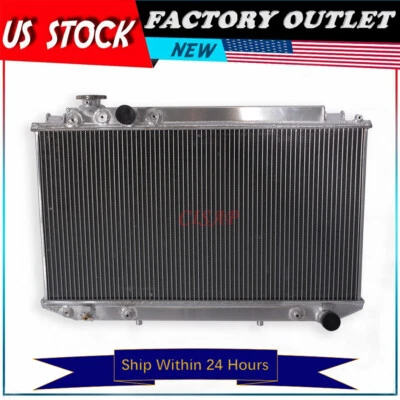 2ROWS All Aluminum Radiator Fit For Toyota Cressida 3.0L 1989-1992 AT - Image 1 of 4