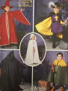 Simplicity Sewing Pattern 5512 0629 Childs Boys Capes Tabard Hats Size 3-8 Uncut - Picture 1 of 1
