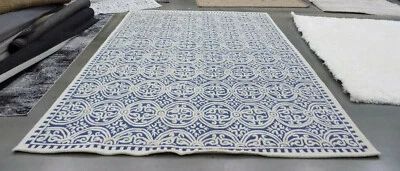 Alfombra manchada AZUL MARINO/MARFIL 9' x 12', precio rebajado 1172560318 CAM123G-9 Foto 1 de 4