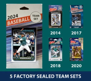 2024 Topps Seattle Mariners Team Set MultiPack 2020 2018 2017 2014 Julio Rodrigu - Foto 1 di 1