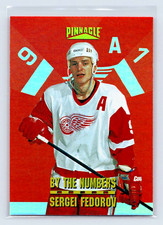 1996-97 Pinnacle - Sergei Fedorov - By The Numbers - Premium Stock - #3