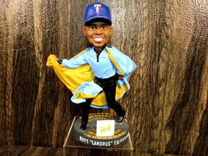 2016 SGA Texas Rangers Salón de la fama Elvis Andrus Star Wars "Landrus" Calrissian Takis MLB - Imagen 1 de 9