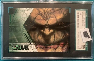 2003 Marvel Upper Deck Hulk #10 Wild Thing Trading Card SGC 96 - Picture 1 of 2