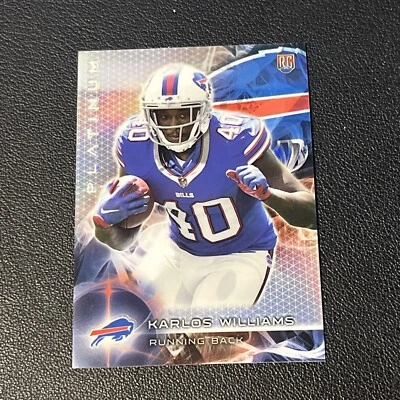 2015 Topps Platinum - Rookies #129 Karlos Williams (RC) - Image 1 of 2