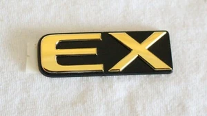 1990 - 1993 HONDA ACCORD "EX" 24K GOLD PLATED REAR EMBLEM - 75731-SM4-900 - Bild 1 von 2