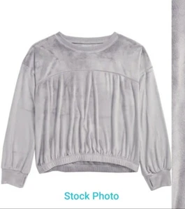 Z by Zella Cozy Active Pullover Kids Large (14-16) In Dapple Gray EUC - Picture 1 of 10