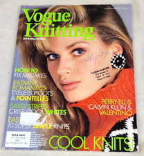 Vintage Vogue Knitting International Knitting Magazine Spring/Summer 1987
