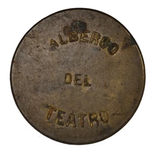 ITALIA Gettone ALBERGO DEL TEATRO - 50 - Picture 1 of 2