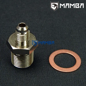 Adaptador de montaje M18x1.5 a 4AN para TOYOTA 3SGT ST165 Celica Turbo alimentación de aceite - Imagen 1 de 3