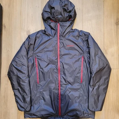 Chaqueta con Capucha Patagonia Micro Puff Storm - Azul Ardiente - Talla Grande Foto 1 de 4