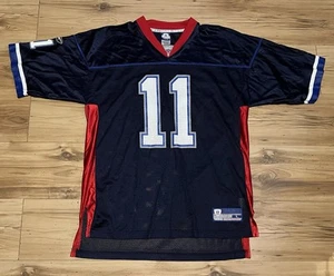 Vintage New England Patriots Drew Bledsoe Alternative Trikot Herren Large Blau - Bild 1 von 6