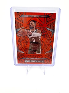 2024-25 Panini Obsidian - Damian Lillard #31 Electric Etch Orange Flood 002/125 - Picture 1 of 2
