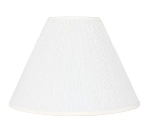 Mainstays 7x18" Empire Pleated Lamp Shade - Off-White - Standard Size - Picture 1 of 7