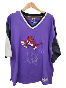 Vince Carter Autographed Toronto Raptors Champion Warmup Shirt PSA Authentic - Picture 1 of 3