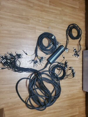 proco stagemaster 24x4 Stage Fan/box  20', 3 additional Snakes - Image 1 of 4