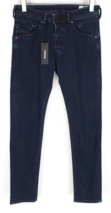 DIESEL Belther-R R8LC4 Men'S Blue Jeans W28/L30 Regular Slim Tapered Stretchy - Picture 1 of 10