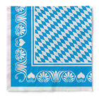 Serviette Bavaria in blau aus Tissue 33 x 33 cm, 100 Stck - Oktoberfest Bayern