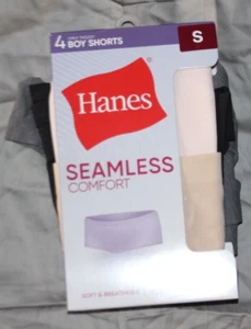 Hanes Boyshorts 4-Pack Girls Underwear Originals Comfort Flex size S - Picture 1 of 1