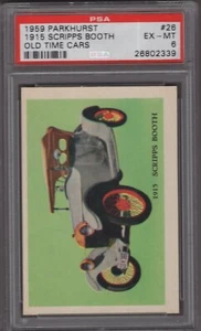 1959 Parkhurst Old Time Cars #26 1915 Scripps Booth Graded PSA 6 - Bild 1 von 2