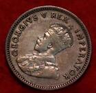 1925 South Africa 6 Pence Silver Foreign Coin