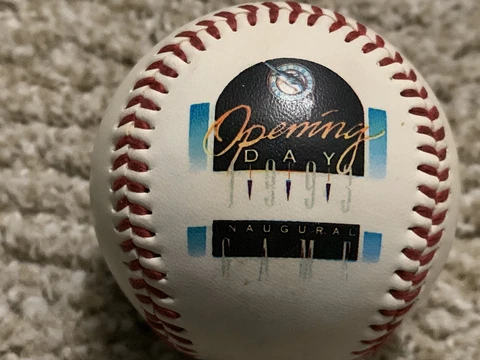 🔥 Florida Marlins 1993 Opening Day Inaugural Year Baseball Only Cover