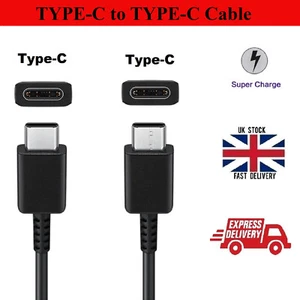 Genuine Samsung Super FAST 25W Charger Type-C Cable for Galaxy A53 A33 A13 5G - Picture 1 of 9