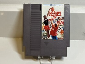 Hoops - 1989 NES Nintendo Entertainment System Game - Cart Only - TESTED!