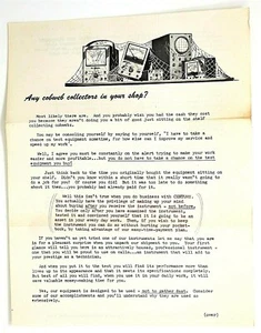 Lettera vintage Century Electronics Co Inc firmata da Phil Peters a Mineoli New York - Foto 1 di 3