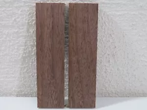 Black Walnut Knife Scales Figured Exotic Bookmatched 5'' x 1 5/16'' x 5/16'' - Picture 1 of 5