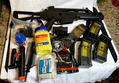 Винтовка для страйкбола G36C Striker As-02 BB пистолет с магазином и BBS - Изображение 1 из 4