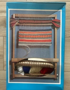 Vintage Webrahmen Wooden Weavers Wood Frame Germany Educational - Picture 1 of 7