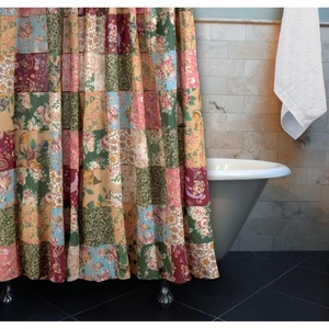 Greenland Home Fashions Antique Chic Authentic Patchwork Green 72 x 72 - Picture 1 of 3