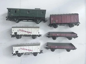Vintage Märklin H0 Freight Flat Wagon Joblot Used 4003 4503 4505 4508 - Picture 1 of 7
