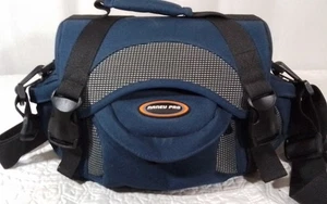 Quantaray Pro by Naneu SLR Blue Camera Bag Case Strap 4 Pockets Medium Size - Picture 1 of 12