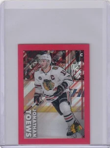 2022-23 Topps Chrome Sticker JONATHAN TOEWS Red Refractor SP/5 Blackhawks #110 - Picture 1 of 1