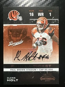 2007 Playoff Contenders - Glenn Holt #153 (AU, RC) (C1) - Picture 1 of 2