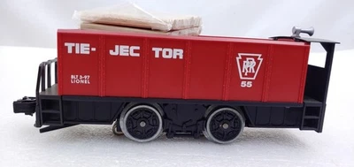 Lionel Train 6-18427 # 55 PRR Tie-Jector Car No Box or Trips C-8 LN Condition - Image 1 of 4