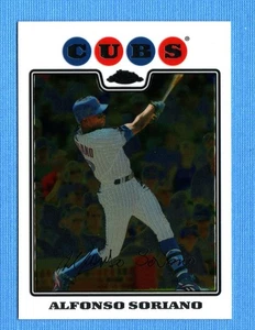 2008 Topps Chrome #44 Alfonso Soriano Chicago Cubs - Picture 1 of 1
