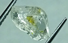 Spécimens en cristal de quartz pétrolier fluorescent 3,50 cts avec bulle mobile