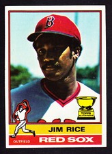 1976 TOPPS #340 JIM RICE RED SOX