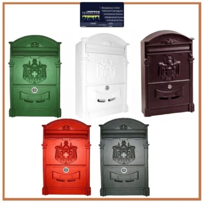 Cassetta Postale per la posta da esterno vintage bianca incasso antica americana - Immagine 1 di 2