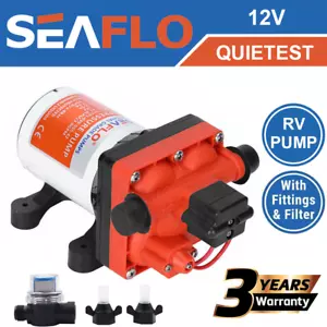 Seaflo 11.3LPM Water Pressure Pump 55PSI for Caravan RV Camper Trailer Boat - Picture 1 of 13