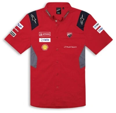 Ducati Alpinestars Corse GP20 Replica HEMD Shirt Moto GP Dovizioso Petrucci New - Image 1 of 2