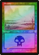 Swamp (340) FOIL Mercadian Masques HEAVILY PLD Basic Land MAGIC CARD ABUGames