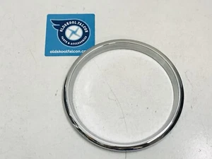 FORD MUSTANG 1967 STEERING WHEEL HORN PAD CHROME TRIM RING NEW - Picture 1 of 3
