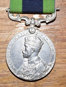 India General Service Medal (1909) GVR, to sepoy Munshi Khan 3-1 Punjab Regiment - Picture 1 of 8