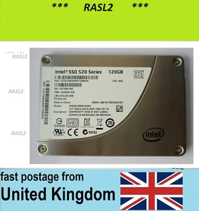 Intel 520 Series SSDSC2BW120A3 G25232-300 120GB 2.5" SATA 6Gb/s SSD - Picture 1 of 4