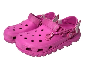 CROCS POST MALONE DUET MAX 2 CLOG SLIP ON ELECTRIC PINK MENS 7 WOMENS 9 - Picture 1 of 7